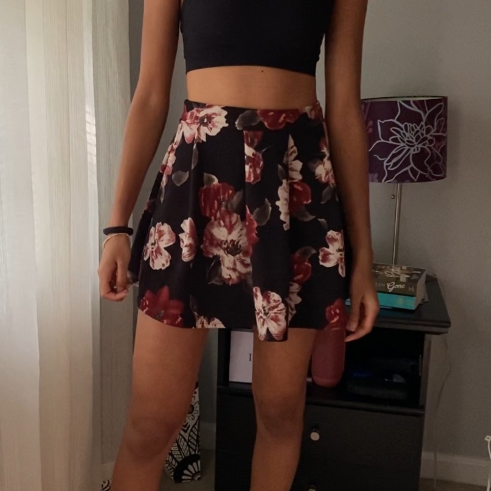 Floral Skater Skirt